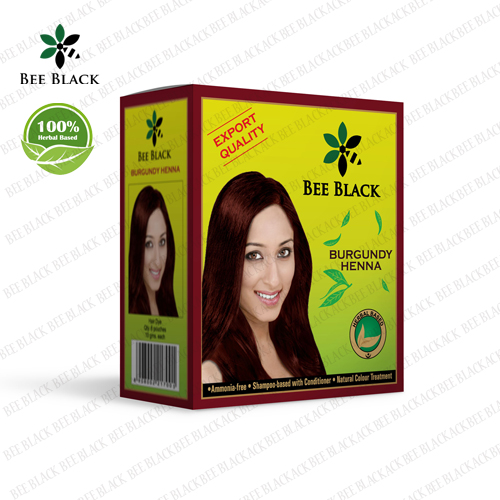 Burgundy Henna Hair Color Distributor in Egypt